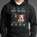GeckoCustom Add Photo Ugly Christmas Ya Filthy Animal Dog Cat Sweatshirt, Dog Lover Sweater Christmas DA199 889811 Pullover Hoodie / Black Colour / S