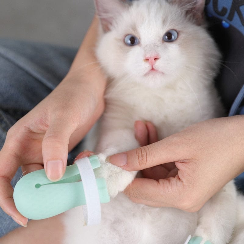 GeckoCustom Adjustable Silicone Anti-scratch Cat Foot Shoes