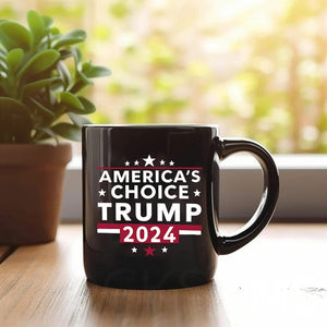 GeckoCustom America's Choice Trump 2024 Black Mug HO82 890904