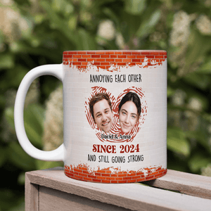 GeckoCustom Annoying Each Other And Still Going Strong Custom Couple Photo Mug HO82 895018