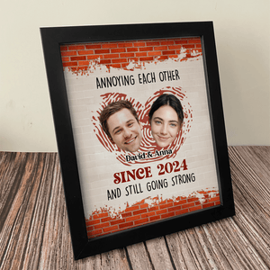 GeckoCustom Annoying Each Other And Still Going Strong Custom Couple Photo Picture Frame HO82 895022 Picture Frame / 10"x8"