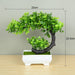 GeckoCustom Artificial Plants Bonsai Small Tree Pot Fake Plant Flowers Potted Ornaments For Home Room Table Decoration Hotel Garden Decor T2