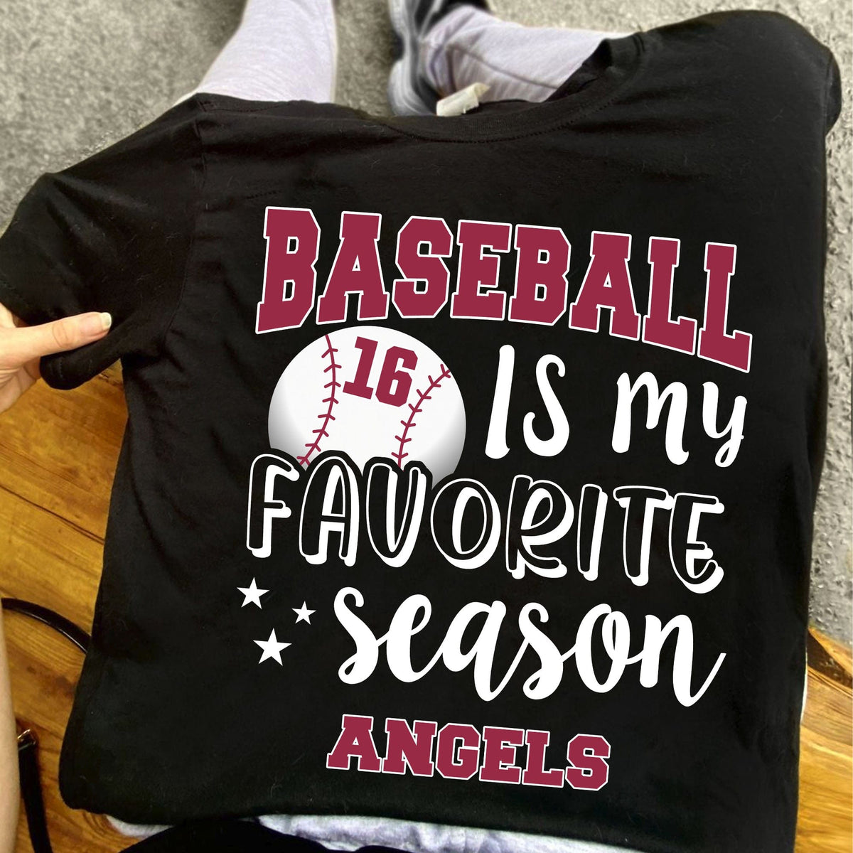 GeckoCustom Baseball Is My Favorite Season Personalized Custom Baseball Shirts C499