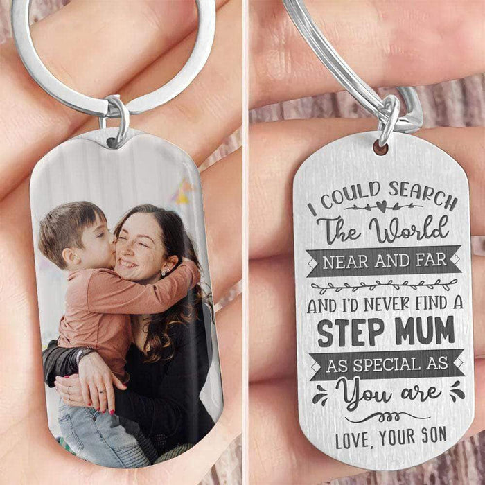 GeckoCustom Being My Mother In Law Step Mother Family Metal Keychain HN590 No Gift box
