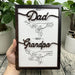 GeckoCustom Best Dad Best Grandpa Father's Day Wooden Plaque With Stand Personalized Gift K228 890733