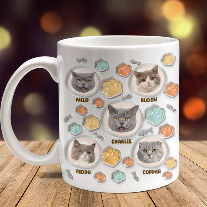 GeckoCustom Best Dog Cat Dad With 3D Inflated Effect Mug Personalized Gift TA29 890014