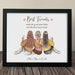 GeckoCustom Best Friends Make The Good Times Better And The Hard Times Easier Family Picture Frame Personalized Gift TA29 890354 10"x8"