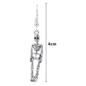 GeckoCustom BTWGL Halloween Vintage Skeleton Skull Dangle Earrings for Women Jewelry Party Gifts Aretes De Mujer Modernos 2023