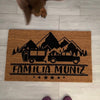 GeckoCustom Camping Welcome Coir Mat Personalized Gift K228 890427