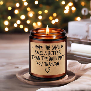 GeckoCustom Candle, I'M Sorry, I Love You Gifts for Her Him, Gifts for Wife, Mom Gifts, Grandma Girlfriend Wife Birthday Gift Idea - Mothers Day Funny Gifts for Women Men Dad Husband Boyfriend