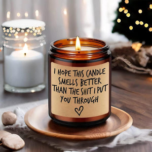 GeckoCustom Candle, I'M Sorry, I Love You Gifts for Her Him, Gifts for Wife, Mom Gifts, Grandma Girlfriend Wife Birthday Gift Idea - Mothers Day Funny Gifts for Women Men Dad Husband Boyfriend