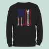 GeckoCustom Car Repair Tools Car Shirt T368 HN590 Long Sleeve / Colour Black / S