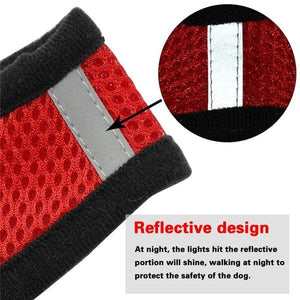 GeckoCustom Cat Dog Harness with Lead Leash Adjustable Vest Polyester Mesh Breathable Harnesses Reflective sti for Small Dog Cat accessories