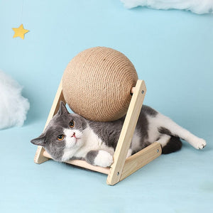 GeckoCustom Cat Scratching Ball Toy