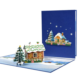 GeckoCustom Christmas Card Pop Up 3D Greeting Card New Year