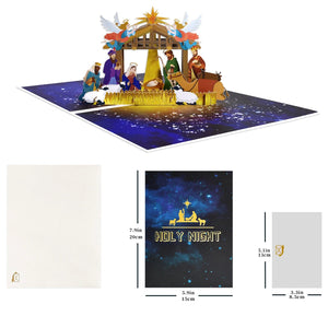 GeckoCustom Christmas Card Pop Up 3D Greeting Card New Year Christmas gift 4