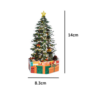 GeckoCustom Christmas Card Pop Up 3D Greeting Card New Year Christmas gift 20