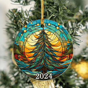 GeckoCustom Christmas Tree 2024 Ceramic Ornament For Christmas DM01 891425