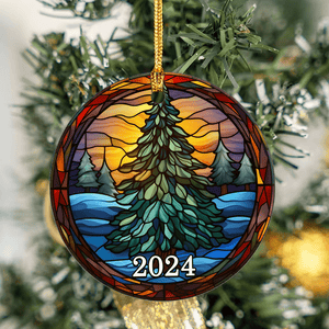 GeckoCustom Christmas Tree 2024 Ceramic Ornament For Christmas DM01 891425