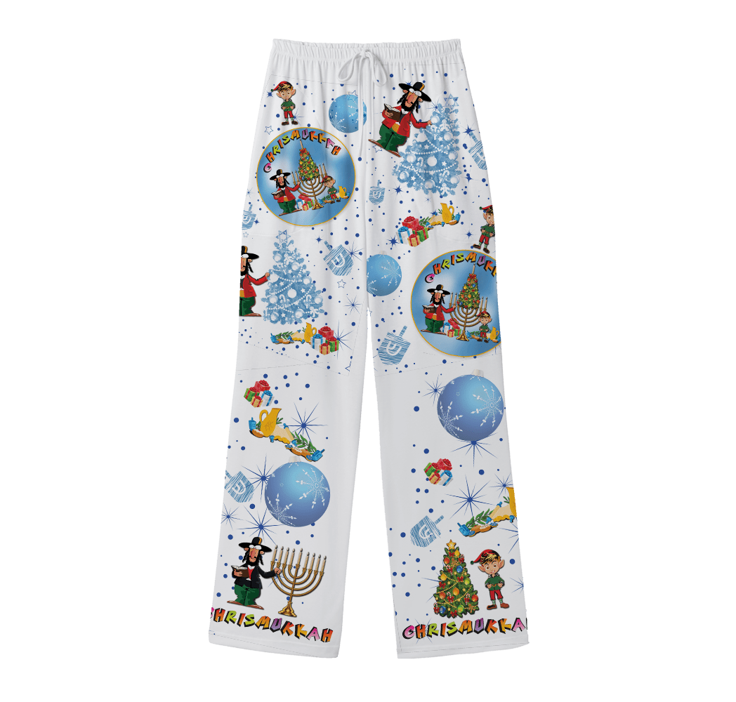 GeckoCustom Christmukkah Christmas Pajamas Pants TH10 891699