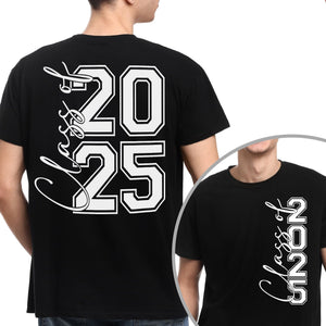 GeckoCustom Class Of 2025 Graduation Shirt TH10 892311 Basic Tee / White / S