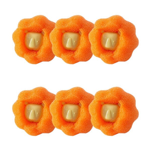 GeckoCustom Cleaning Tool Magic Laundry Ball Kit Hair Remover Pet Clothes Removes Hairs Cat and Dogs Home Household Product Dog Accessories B Orange 6PCS