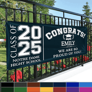 GeckoCustom Congrats Class of 2024 Banner, Gift Idea Senior Graduation HN590 895072