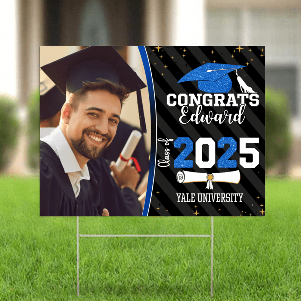 Large Congrats Class Of 2024 Graduation Banner - 9.8ft X 1.96ft Red Yard Sign For Outdoor Party Decor