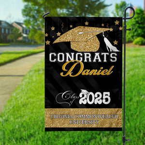 GeckoCustom Congrats Class of 2025 Garden Flag, Graduation Gift, Senior Gift 889871