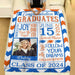 GeckoCustom Congratulation Graduation Blanket HN590