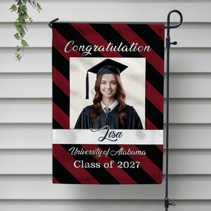 GeckoCustom Congratulation Graduation Garden Flag HN590