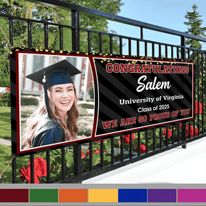 GeckoCustom Congratulations Class of 2024 Banner, Graduation Day 890293