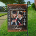 GeckoCustom Congratulations Graduation Senior Class of 2023 Sparkle Photo Garden Flag 12"x18"
