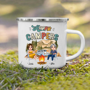 GeckoCustom Copy of Always Take The Scenic Route Camping Mug, Campfire Mug N304 HN590 12oz