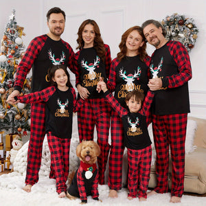 GeckoCustom Cozy Family Matching Crew Neck Long Sleeve Sets Christmas Gift HA75