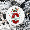 GeckoCustom Custom Alphabet And Name Christmas Ceramic Ornament TH10 891407