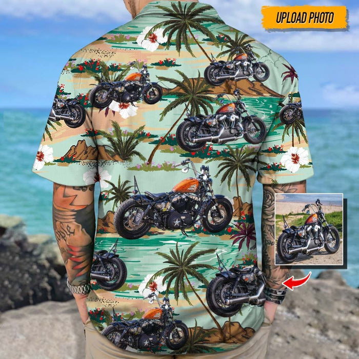 GeckoCustom Custom Bike Photo Hawaii Shirt NA29 888422