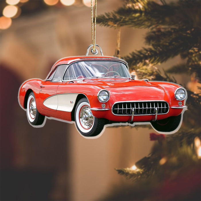 GeckoCustom Custom Car Photo Christmas Acrylic Ornament N304 889889