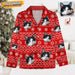 GeckoCustom Custom Dog Cat Photo Christmas Cat Pajamas TA29 888665