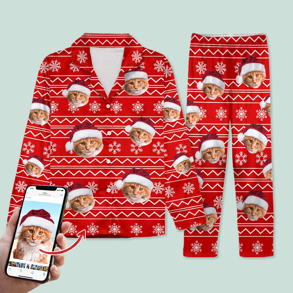 Christmas cat pjs sale