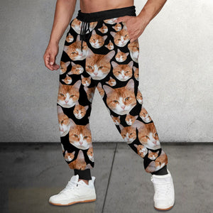 GeckoCustom Custom Cat Photo For Cat Lovers Sweatpants N369 889586