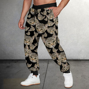 GeckoCustom Custom Cat Photo For Cat Lovers Sweatpants N369 889586