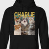GeckoCustom Custom Cat Photo Gradient Name Cat Shirt T368 889697