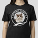 GeckoCustom Custom Cat Photo Human Belongs To Shirt N304 889192 Basic Tee / Black / S