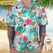 GeckoCustom Custom Cat Photo Tropical Style Hawaii Shirt TA29 889467