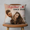 GeckoCustom Custom Couple Photo Together Since For Valentine's Day Pillow N304 890016