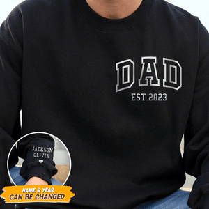 GeckoCustom Custom Dad With Kids Names Family Shirt Personalized Gift N304 889930