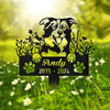 GeckoCustom Custom Dog Breed And Name Memorial Garden Stake Personalized Gift TH10 891567