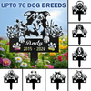 GeckoCustom Custom Dog Breed And Name Memorial Garden Stake Personalized Gift TH10 891567