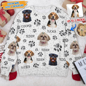 GeckoCustom Custom Dog Cat Photo AOP Sweatshirt NA29 888710